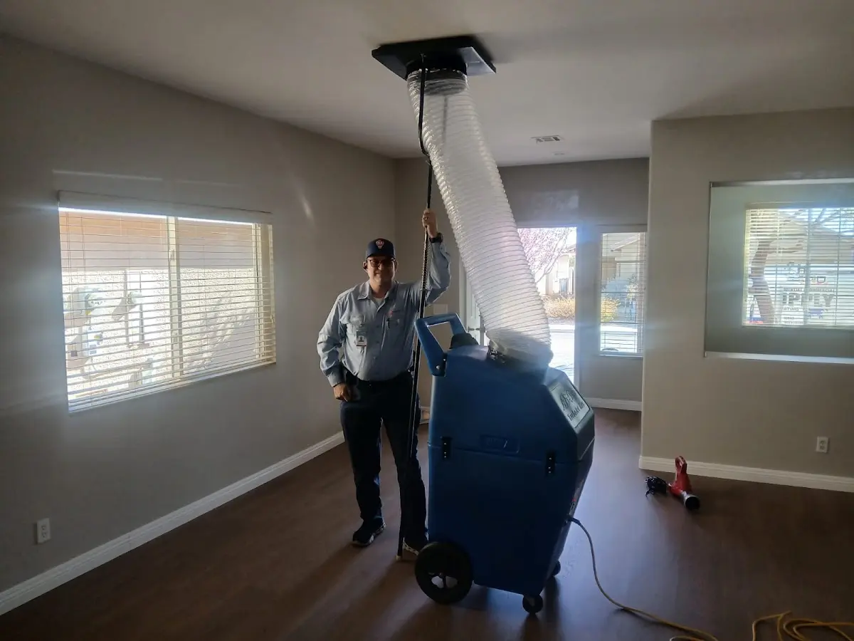 Professional Dryer Vent Cleaning work inside a Las Cruces home